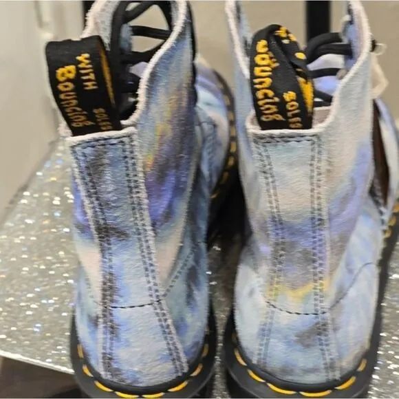 Dr Martens 1460 Pascal Tie Dye Leather Lace-Up Boots