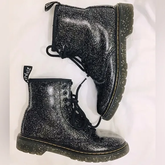 Dr. Martens 1460 Patent Leather Lace Up Boots