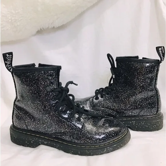 Dr. Martens 1460 Patent Leather Lace Up Boots