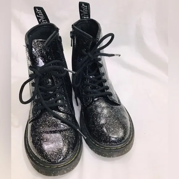Dr. Martens 1460 Patent Leather Lace Up Boots