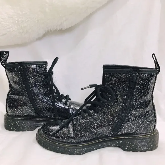 Dr. Martens 1460 Patent Leather Lace Up Boots