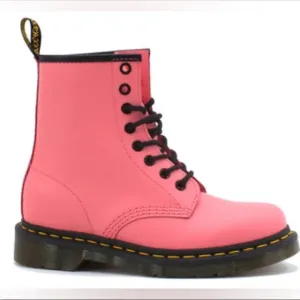 Dr. Martens 1460 Pink Lace-Up Boots Girls Youth Size 4