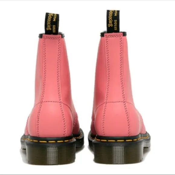 Dr. Martens 1460 Pink Lace-Up Boots Girls Youth Size 4