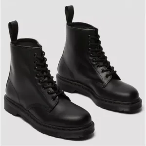 Dr Martens 1460 Smooth Leather Mono Lace-Up Boots Ankle Boots Doc Martens, Black