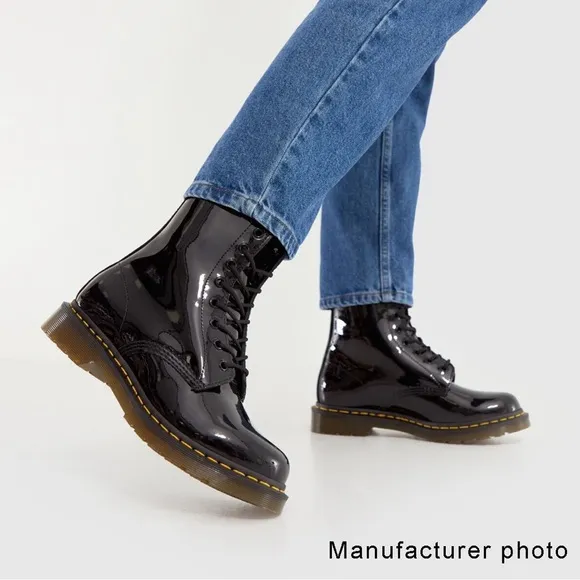 Dr. Martens 1460 Women’s Patent Leather Lace-Up Boots