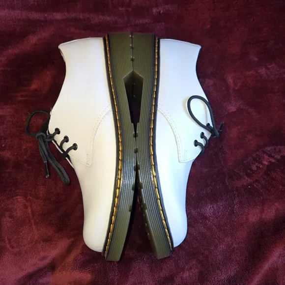 Dr. Martens 1461 Derby Oxford Shoes White Youth 5/Women's 7