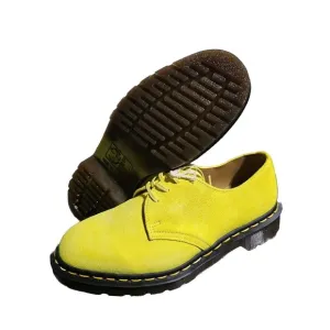 Dr. Martens 1461 Made In England Buck Suede Oxford Shoes Yellow UK 7 US Men 8 W9