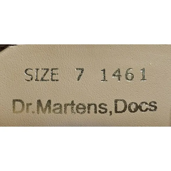 Dr. Martens 1461 Made In England Buck Suede Oxford Shoes Yellow UK 7 US Men 8 W9