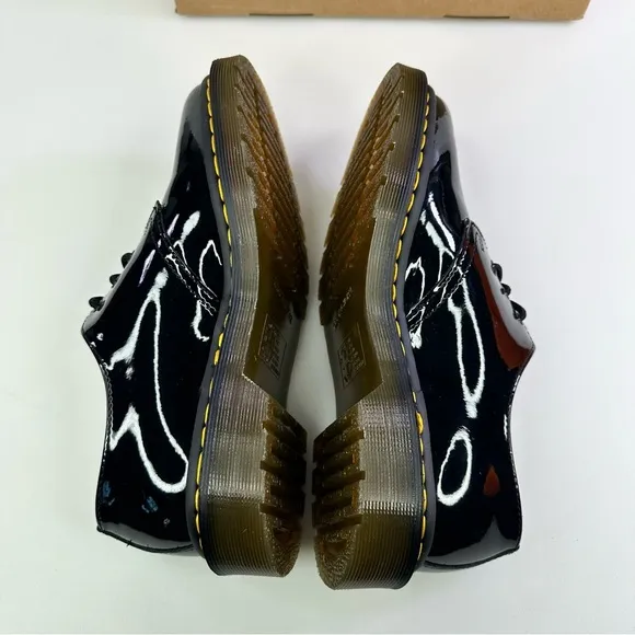 DR. MARTENS 1461 Patent Lamper Oxford Shoes black size 7
