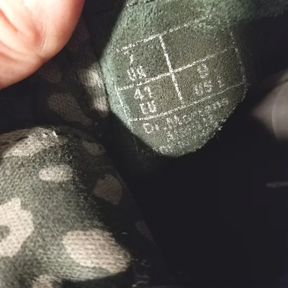 Dr Martens Aimilie Combat Boots Green