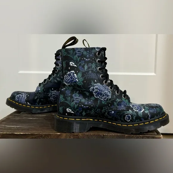 Dr. Martens Air Wair floral combat boots