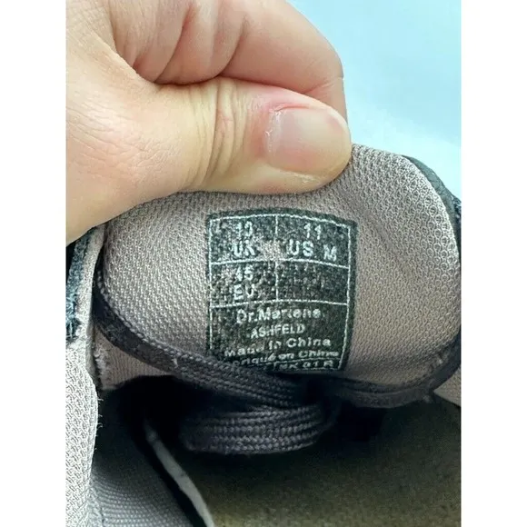 Dr Martens Ashfeld Men's Brown Pebbled Leather Oxford Shoes Size 11 M #AW004