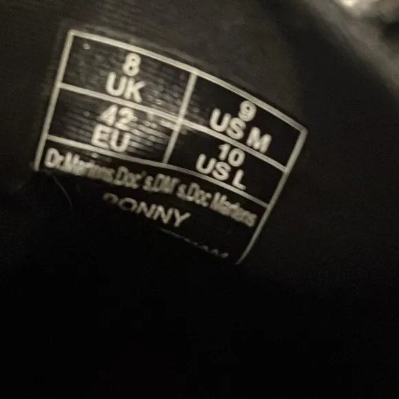 Dr. Martens Black Boots