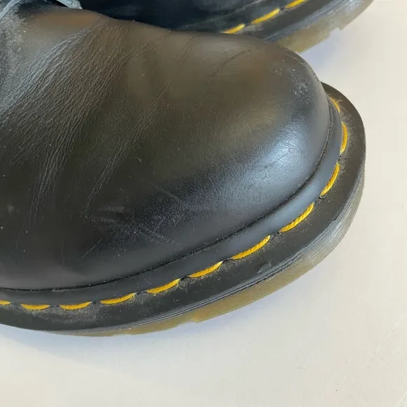 Dr. Martens Black Smooth Leather 1460 Lace Up Boots Women’s 9 41