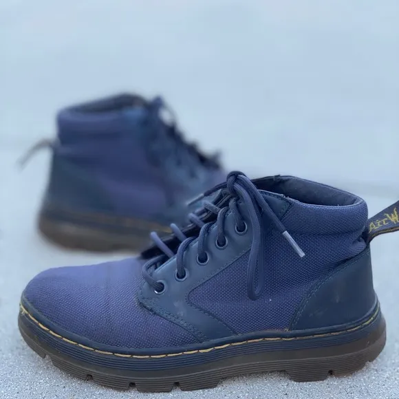 Dr. Martens Bonny Chukka Boots lace up ankle booties womens 6 mens 5 blue combat