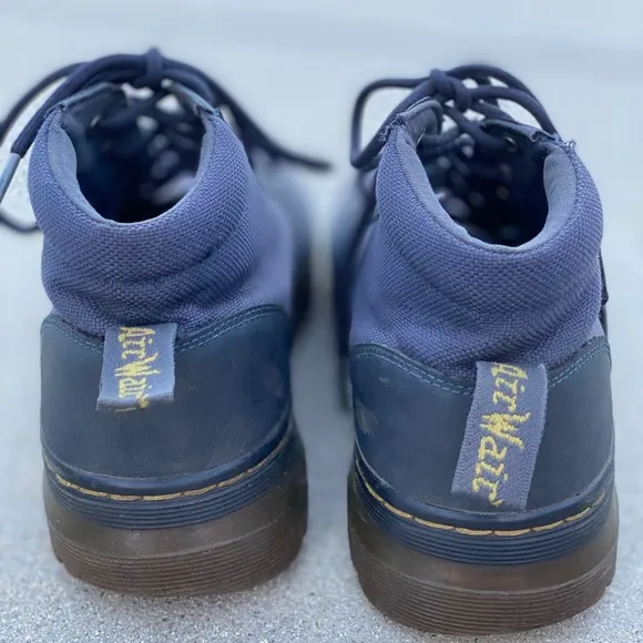 Dr. Martens Bonny Chukka Boots lace up ankle booties womens 6 mens 5 blue combat