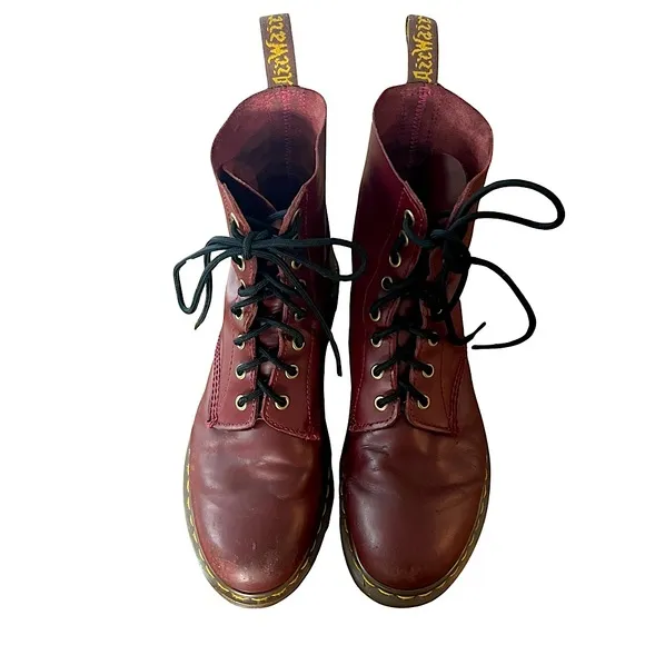 Dr. Martens Boot PASCAL Burgundy Lace Up 8M