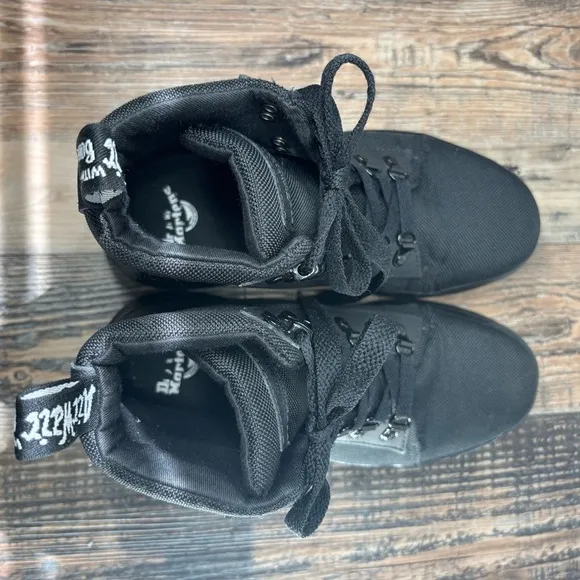 Dr. Martens Boots Womens 6 Combs Combat Poly Casual Lace Up Utility Rugged Moto