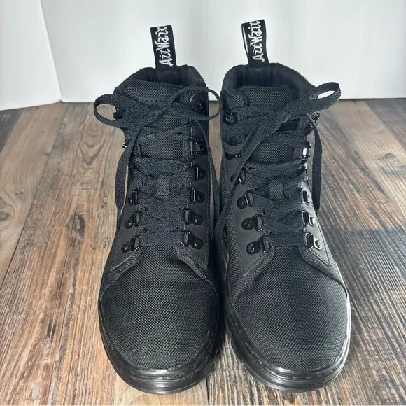 Dr. Martens Boots Womens 6 Combs Combat Poly Casual Lace Up Utility Rugged Moto