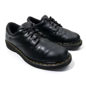 Dr. Martens Boston Black Greasy Leather 4 Eye Oxford Shoes Workwear Normcore 90s