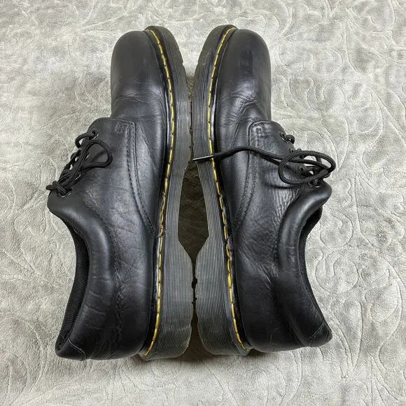 Dr. Martens Boston Black Leather Oxford Shoes Mens Size 12 Style AW004