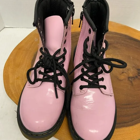 Dr. Martens Bouncing Souls Pink DOCs Combat Boots