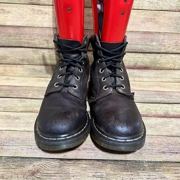 Dr. Martens Brown Leather Lace Up Boots