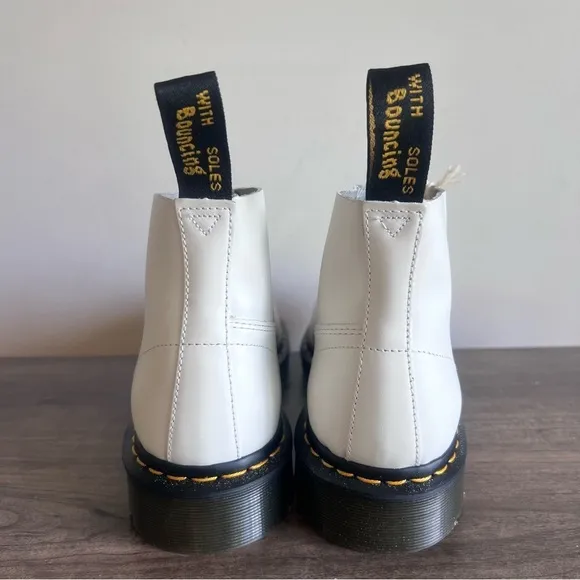 Dr. Martens Church White Leather Monkey Unisex Boot Size 11 or 12 #744