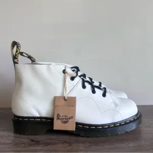Dr. Martens Church White Leather Monkey Unisex Boot Size 11 or 12 #744