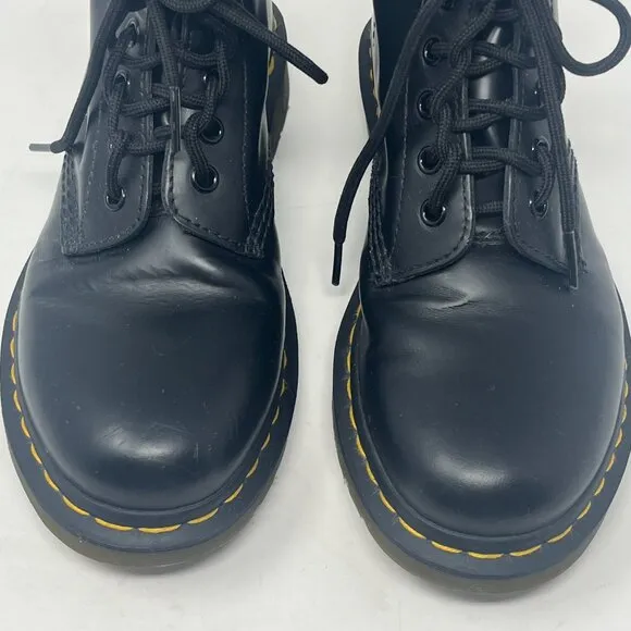 Dr. Martens combat boots 1460 black leather 7 women