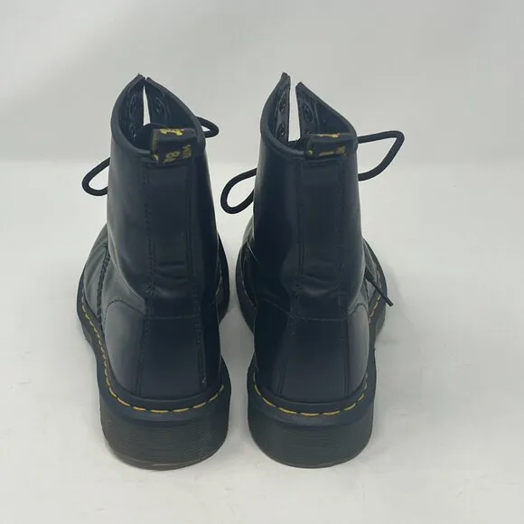 Dr. Martens combat boots 1460 black leather 7 women