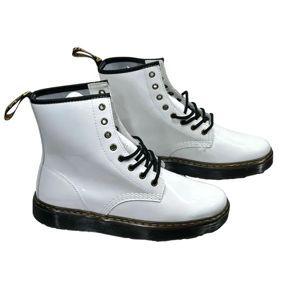 Dr. Martens Combat Boots Zavala Patent Leather