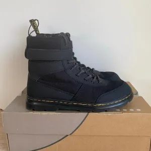 Dr. Martens Combs Tech Y Black Combat Boots - M 6- W 7