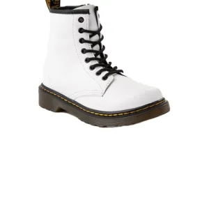Dr. Martens Girls White Lace-Up Boots. NWOB. Size 4.