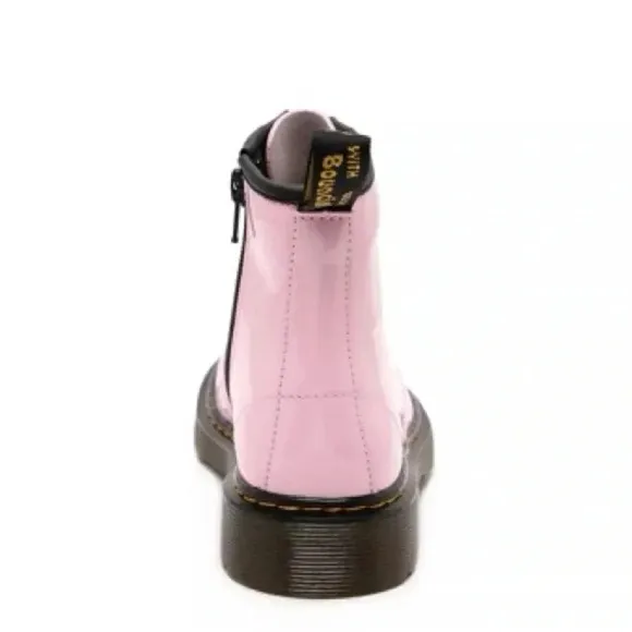 Dr. Martens gir’s 1460 pink ankle patent leather Boot Size 4M