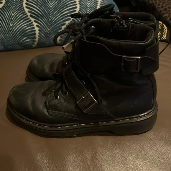 Dr. Martens Joska Boots Size 2 Kids Black
