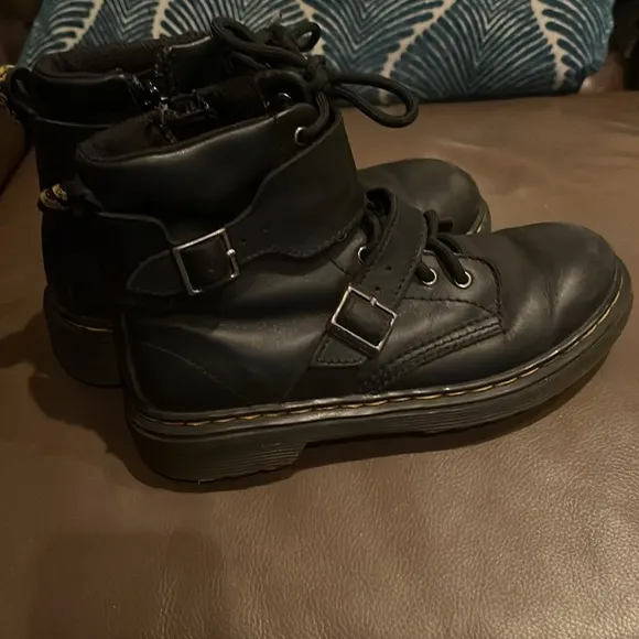 Dr. Martens Joska Boots Size 2 Kids Black