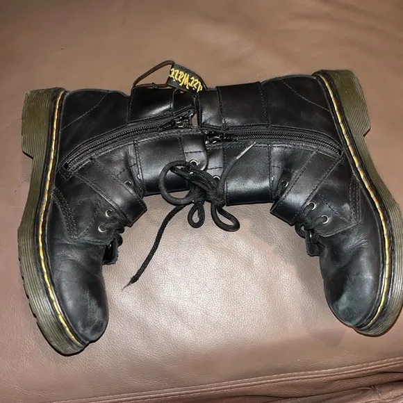 Dr. Martens Joska Boots Size 2 Kids Black