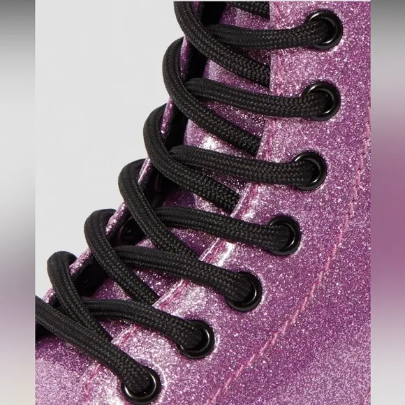 Dr. Marten’s JUNIOR 1460 GLITTER LACE UP BOOTS