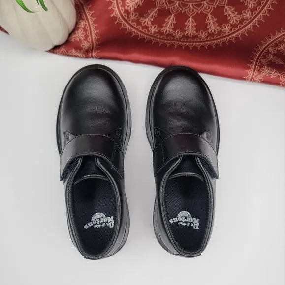 Dr Martens Kamron Velcro Oxford Shoes Kid's Size 1