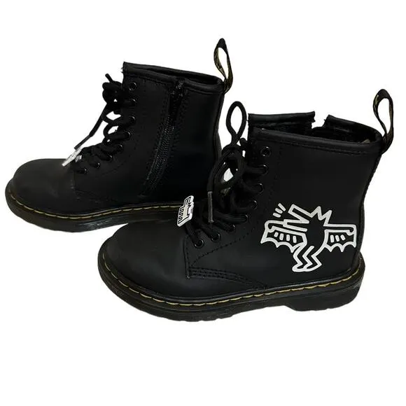 Dr. Martens Kids 1460 Keith Haring Combat Boots size 12