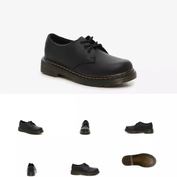DR. Martens Kid’s 1461 SMOOTH LEATHER OXFORD SHOES Black‎ Size 11