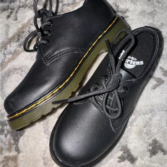 DR. Martens Kid’s 1461 SMOOTH LEATHER OXFORD SHOES Black‎ Size 11