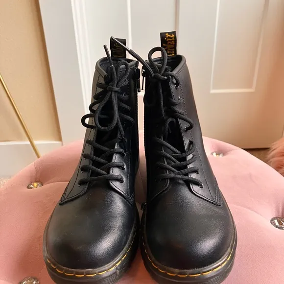 Dr. Martens Kids Combat Boots (Inside Zip)