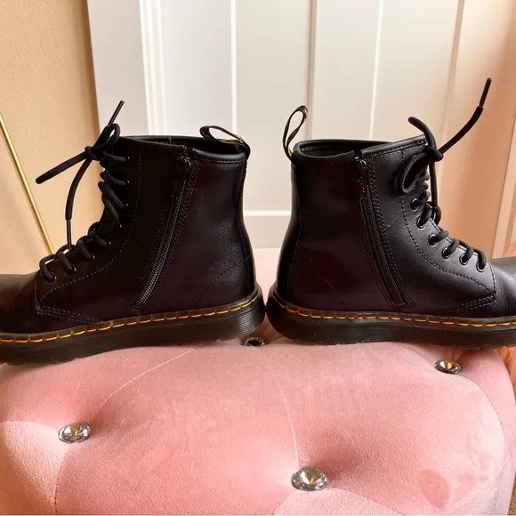 Dr. Martens Kids Combat Boots (Inside Zip)