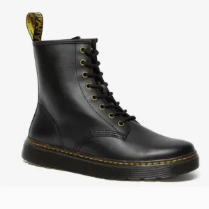Dr.‎ Martens Kids ZAVALA J Ankle Boots Size US2 EU33 Black Leather Lace Up
