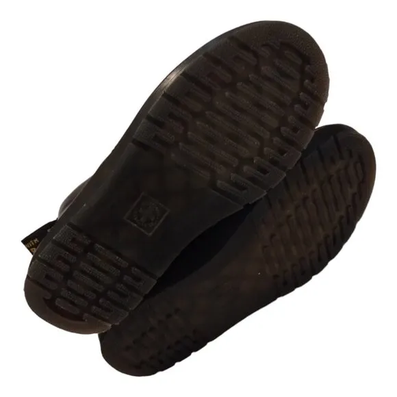 Dr.‎ Martens Kids ZAVALA J Ankle Boots Size US2 EU33 Black Leather Lace Up