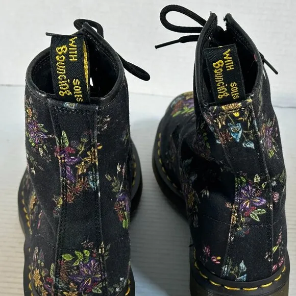 Dr. Martens L-10 Floral Boots