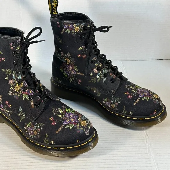 Dr. Martens L-10 Floral Boots