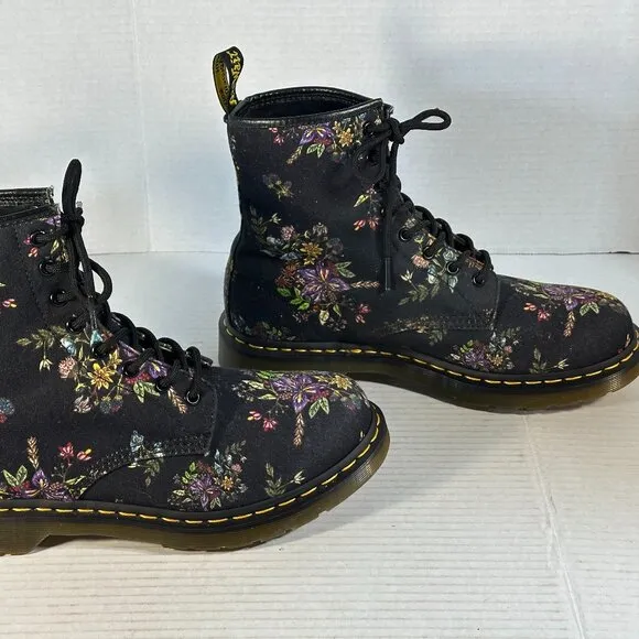 Dr. Martens L-10 Floral Boots